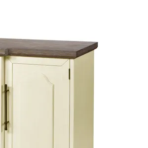 Locksmith Credenza - 4 Door Cream 3