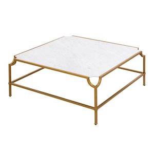 Blain Coffee Table - Antique Brass 7