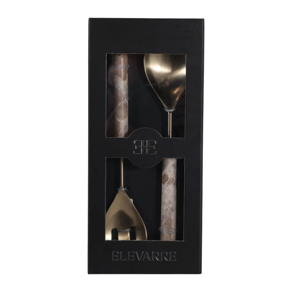 ALDEROAK SET OF 2 TAN SERVEWARE 1 (IN)
