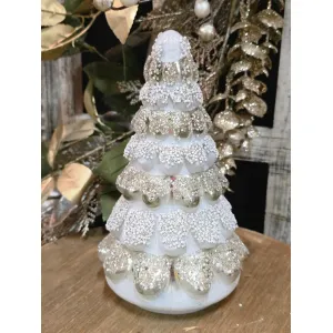 Tall Simmering Beaded Tree 4x7in 1