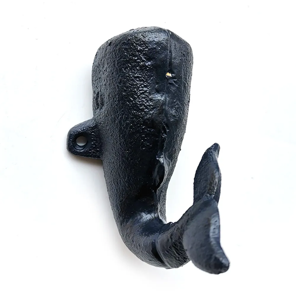 4" WHALE HOOK DARK BLUE
