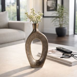 ALBAFORD GOLD VASE 8 (IN) 12