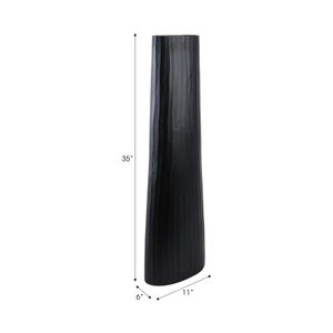 NATECROSS BLACK VASE 36 (IN) 8