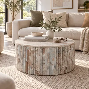 BRAMCLIFF BROWN COFFEE TABLE 14 (IN) 12