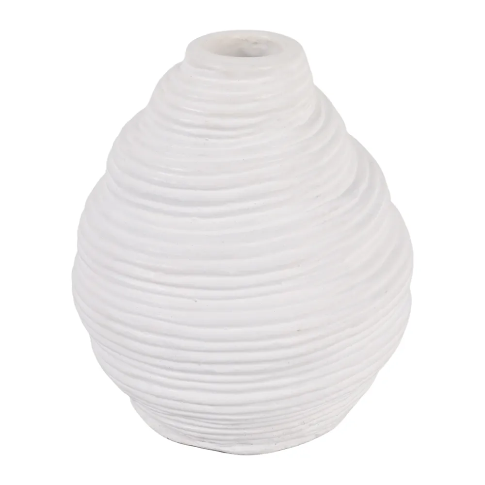 KELSEYHOLM WHITE VASE 9 (IN)