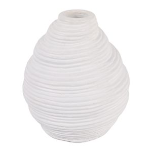 KELSEYHOLM WHITE VASE 9 (IN) 5