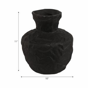 DUNLAPCLIFF BLACK VASE 11 (IN) 9