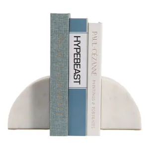 COREYFIELD SET OF 2 WHITE BOOKENDS 5 (IN) 3