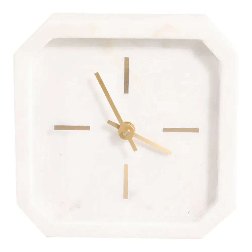 VALESTONE WHITE CLOCK 6 (IN)
