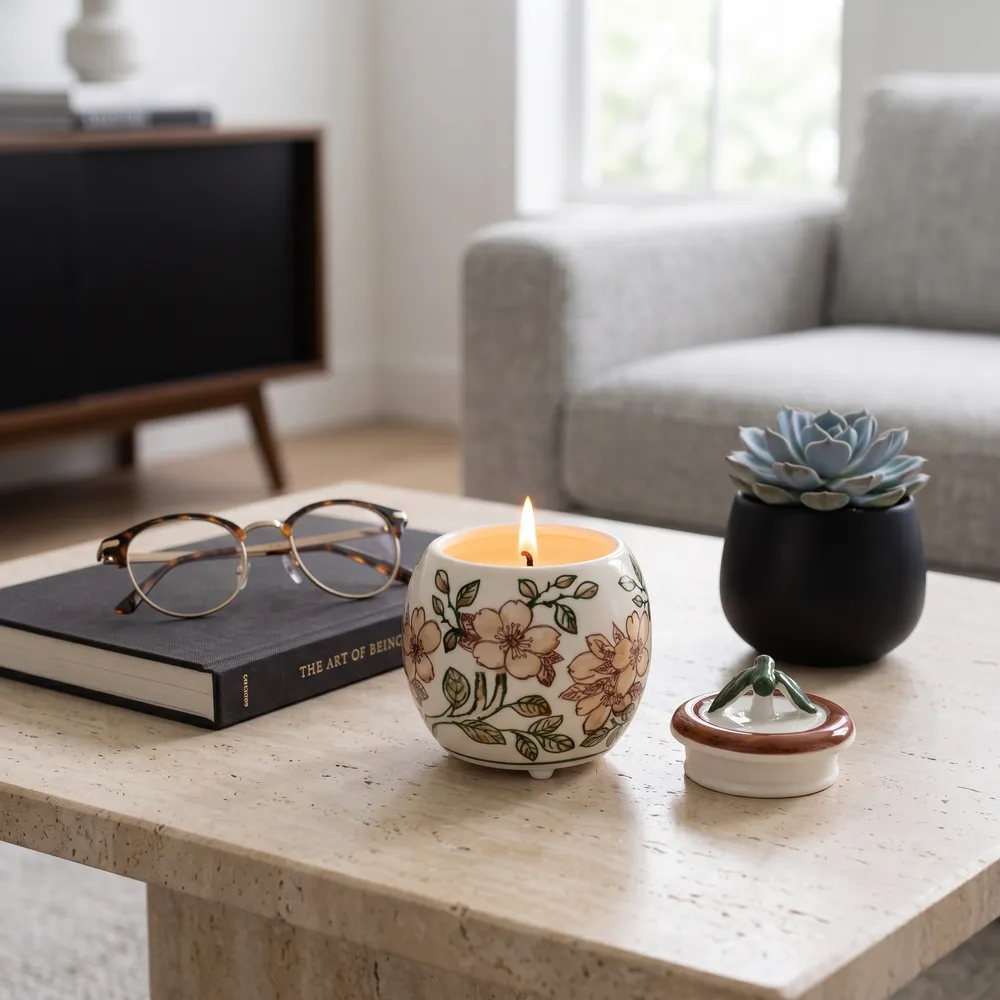 STORMLAND BROWN CANDLE 5 (IN)