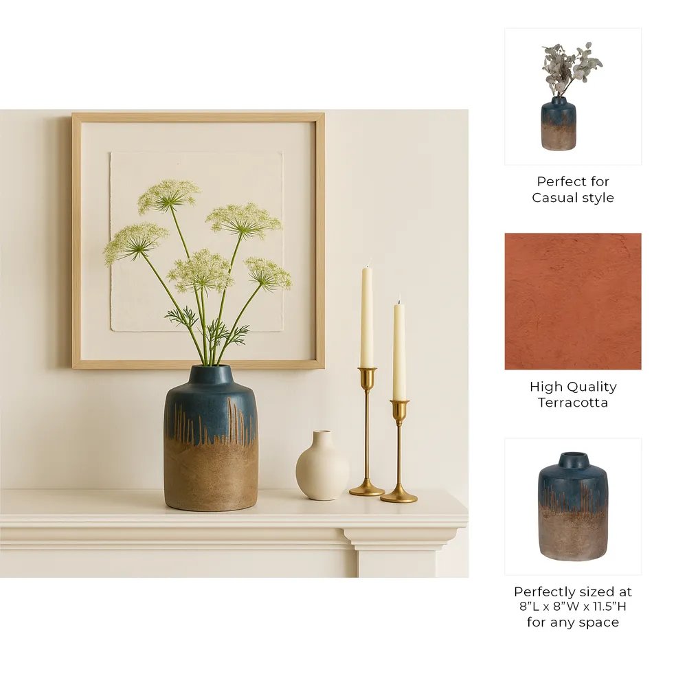 REESELAKE BLUE VASE 12 (IN)