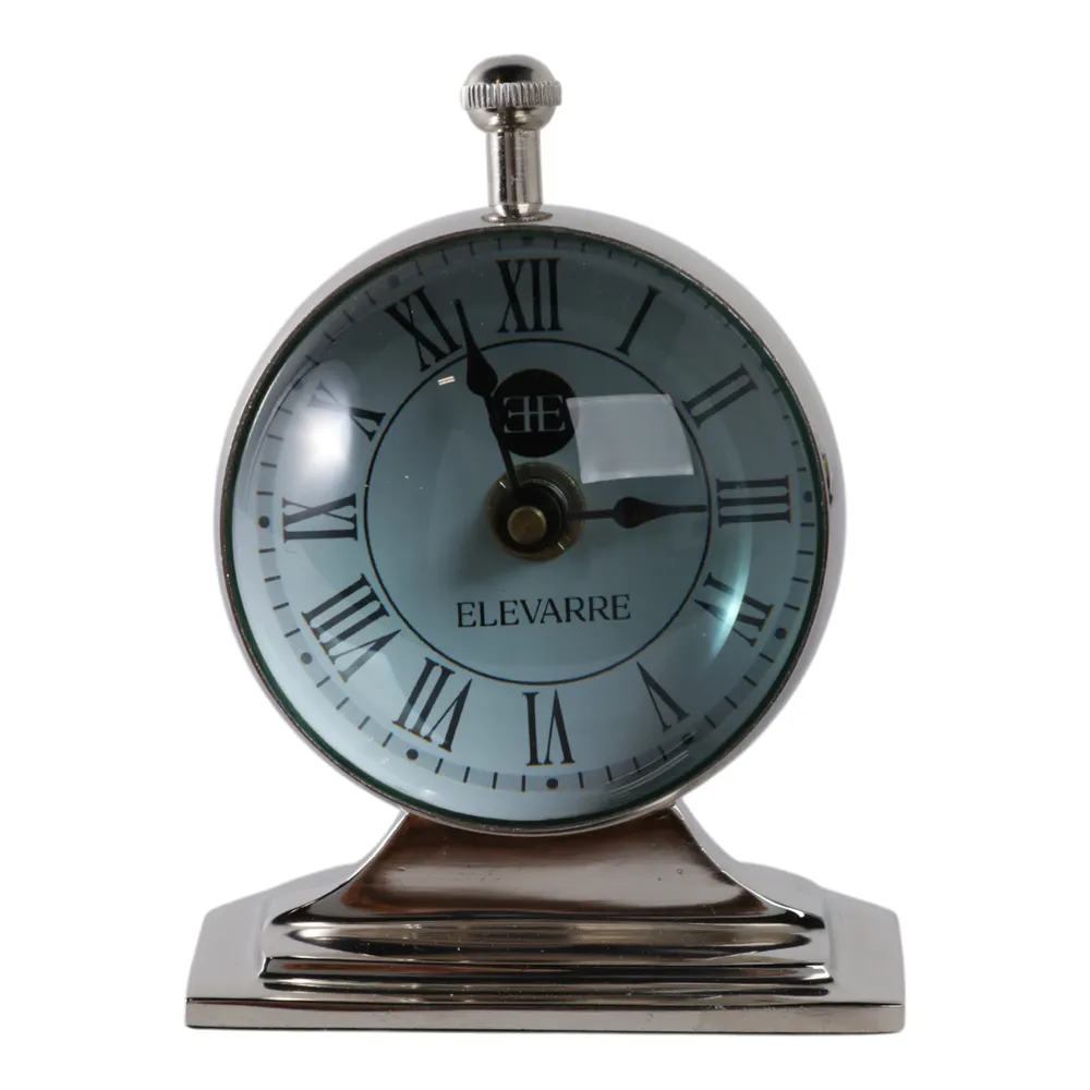 AXELFORD SILVER CLOCK 7 (IN)