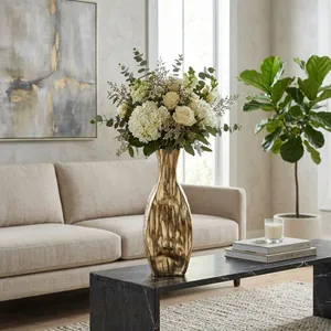 JADEBURN GOLD VASE 23 (IN) 12