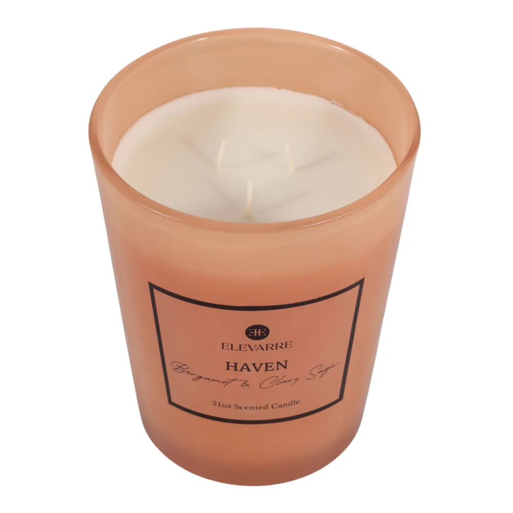 ROWANSTONE HAVEN BERGAMONT & CLARY CANDLE 7 (IN)