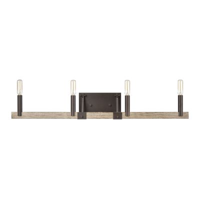 Transitions 32″ Wide 4-Light Vanity Light - Oil Rubbed Bronze