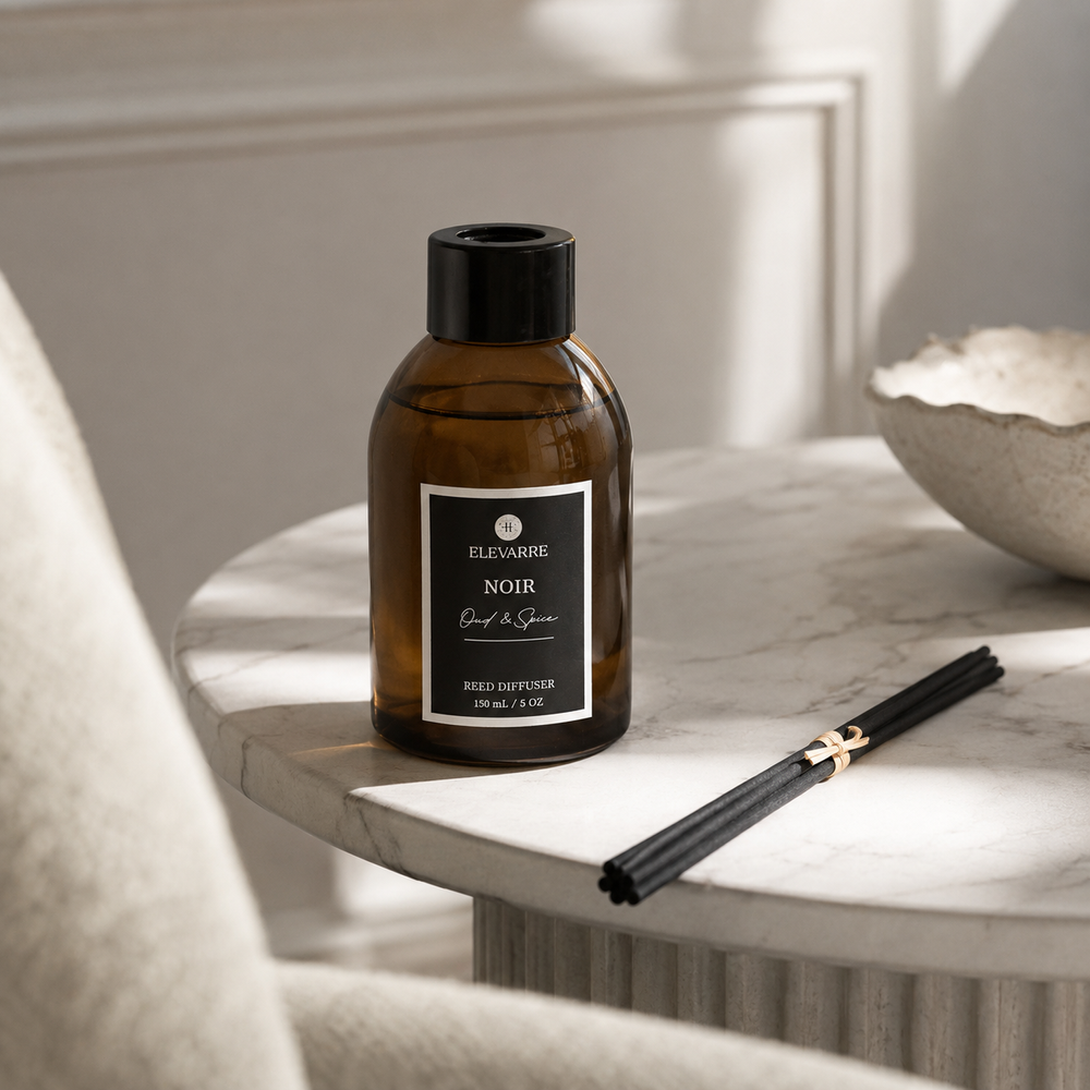 BURTONRUN NOIR OUD AND TOBACCO CANDLE 8 (IN)