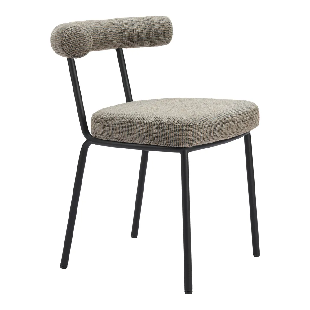 Kede Dining Chair Green Tweed