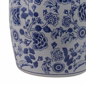 PEYTONWELL BLUE GARDEN STOOL 18 (IN) 7