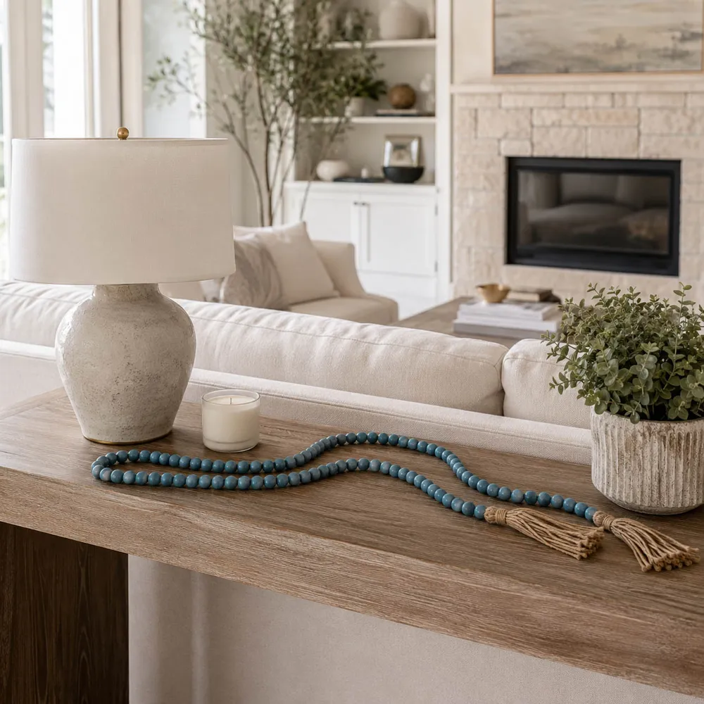 CHATHAMRIDGE BLUE BEAD 1 (IN)