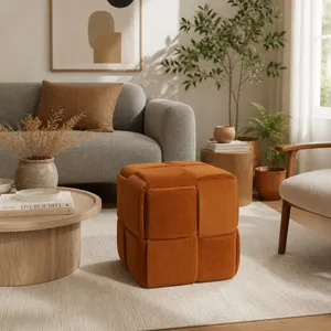 COREYBEACH BROWN OTTOMAN 15 (IN) 10