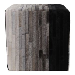 SPARROWSTONE BLACK OTTOMAN 18 (IN) 5