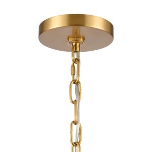 Abaca 20'' Wide 3-Light Chandelier - Brushed Gold 6
