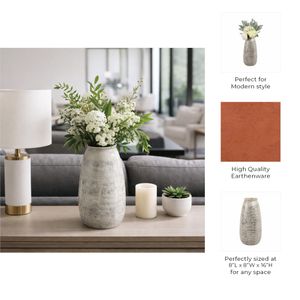 HAWLEYGROVE GRAY VASE 16 (IN) 11