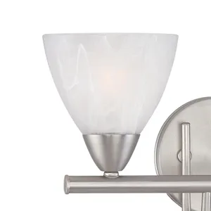 Tia 15.75'' Wide 2-Light Vanity Light - Matte Nickel 4