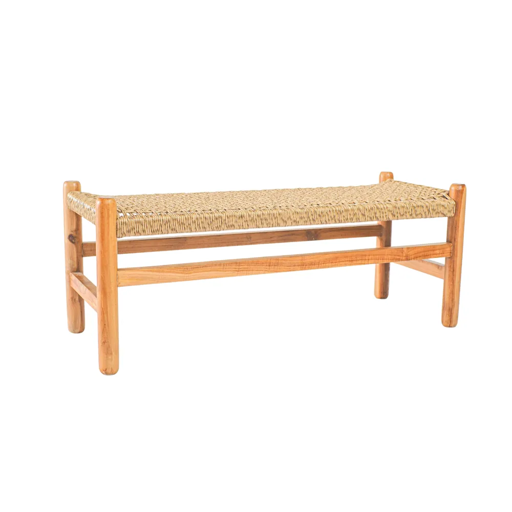 RAMONATON SET OF 2 TAN BENCHES 18 (IN)