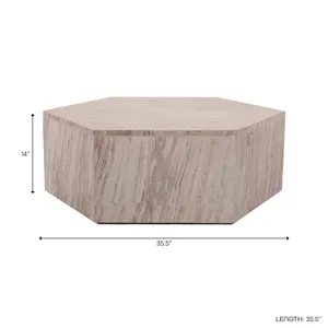 SPARROW TAN COFFEE TABLE 14 (IN) 10