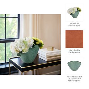 TIPTONPARK GREEN VASE 9 (IN) 10