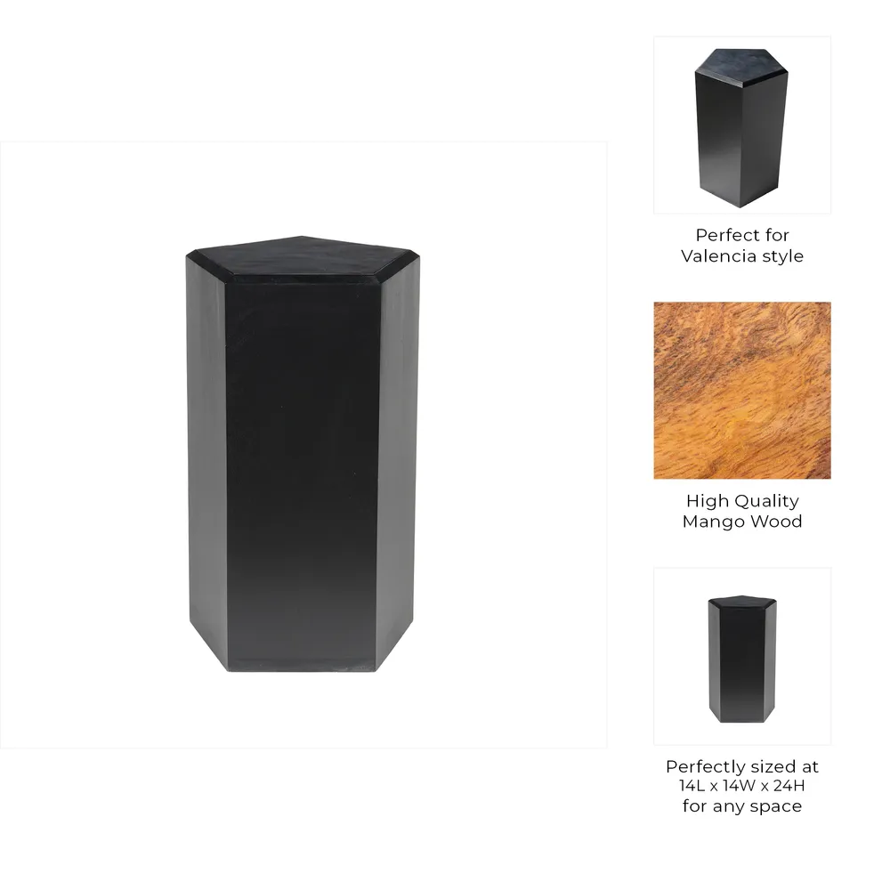 CADENSIDE BLACK TABLE 24 (IN)