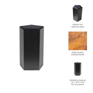 CADENSIDE BLACK TABLE 24 (IN) 10