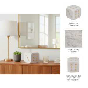 CALHOLM WHITE DECOR 4 (IN) 8