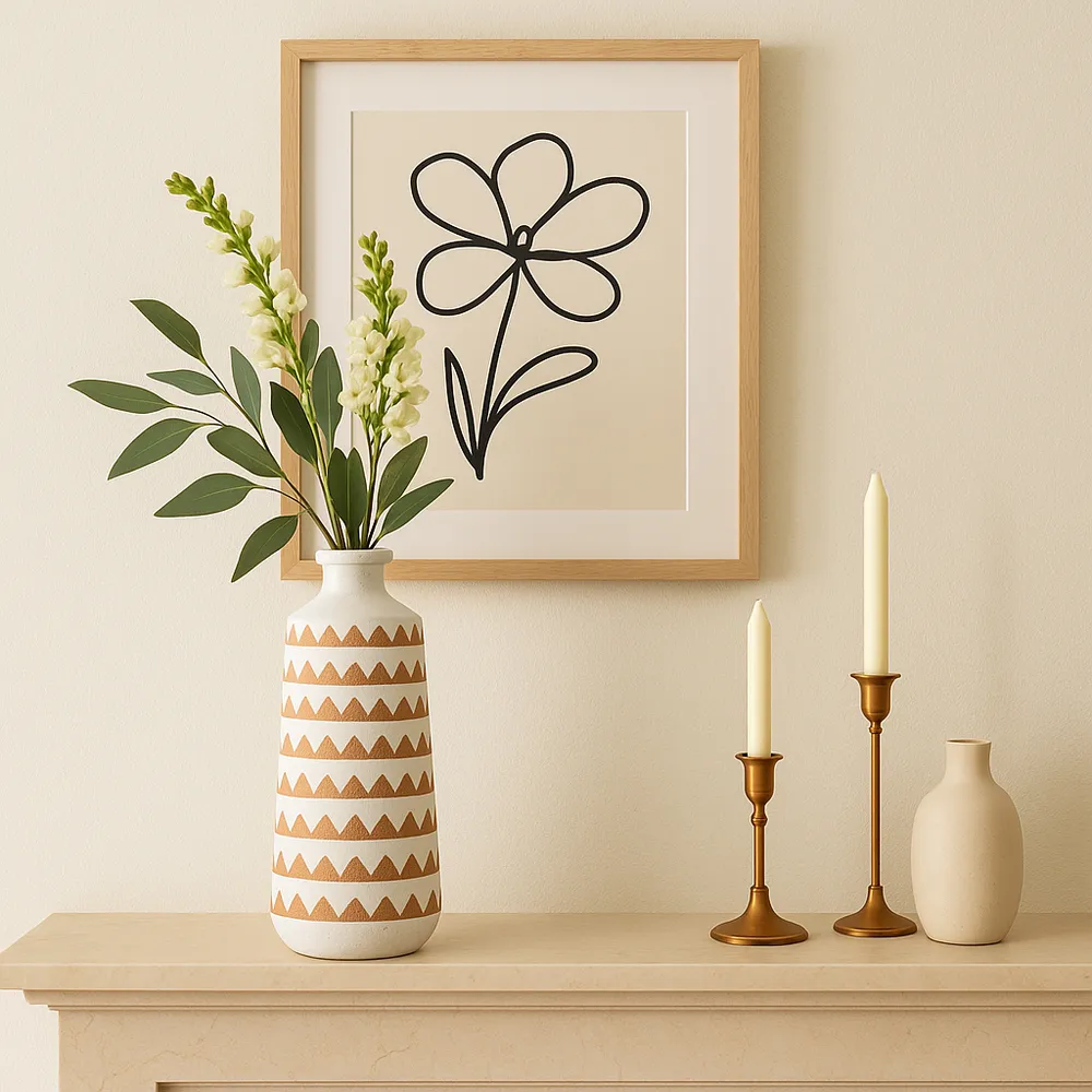 BAYGATE IVORY VASE 16 (IN)