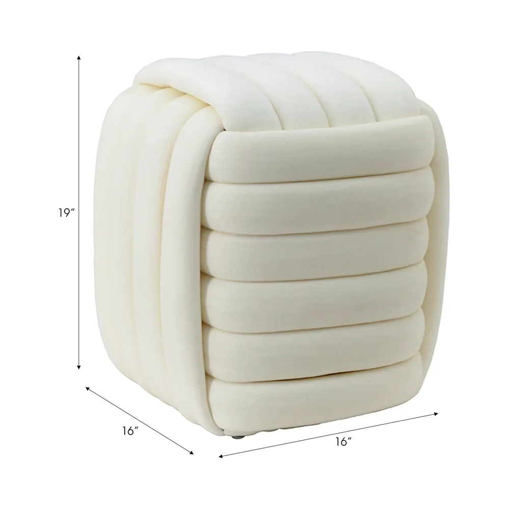 COLEOAK IVORY STOOL 19 (IN)
