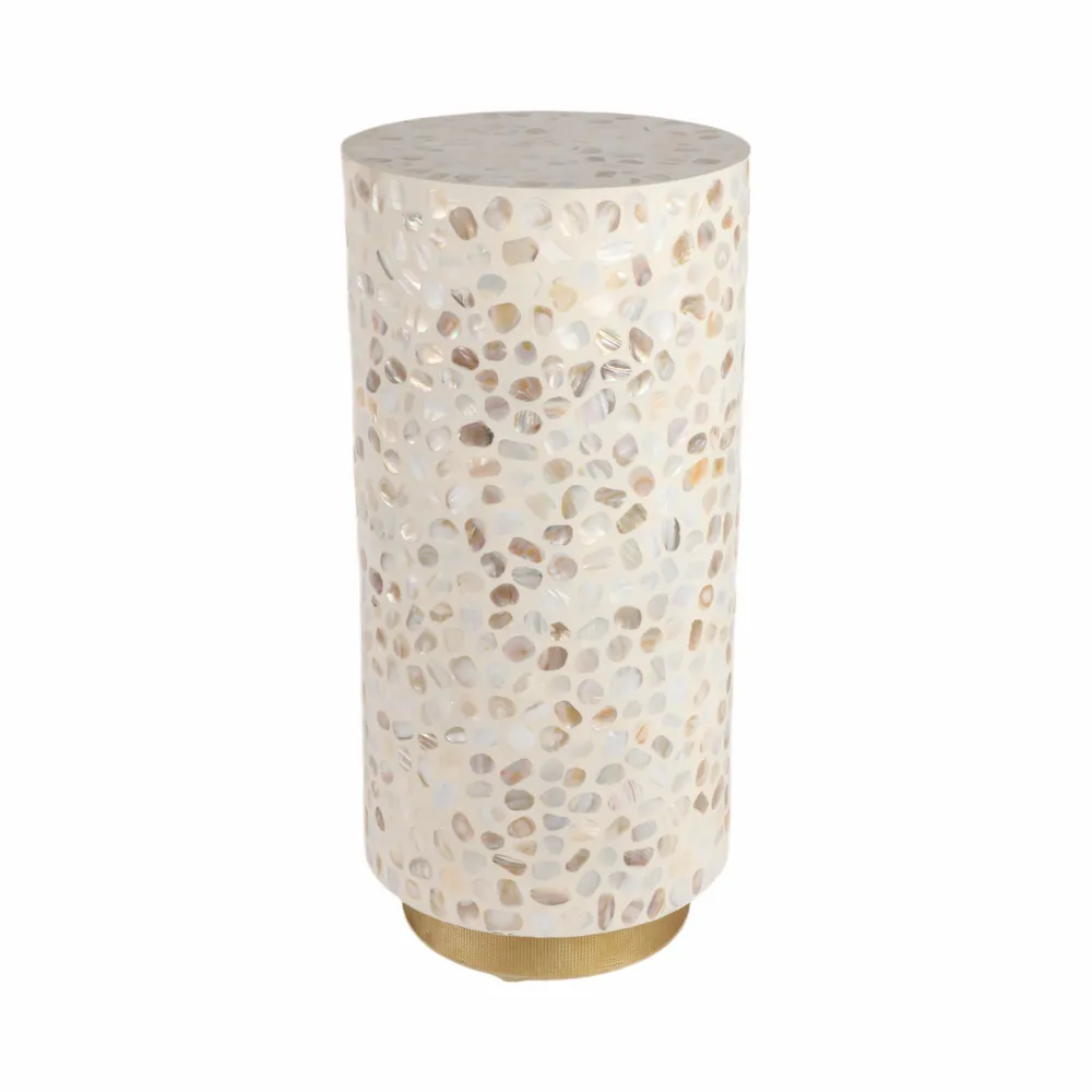 23" ALLERD MOTHER & PEARL COCKTAIL TABLE