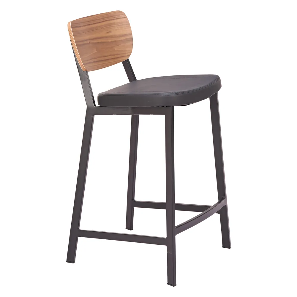 Ardenne Counter Stool Black & Brown