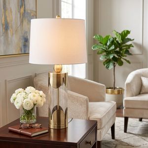 DANFORTHLAKE GOLD LAMP 30 (IN) 9