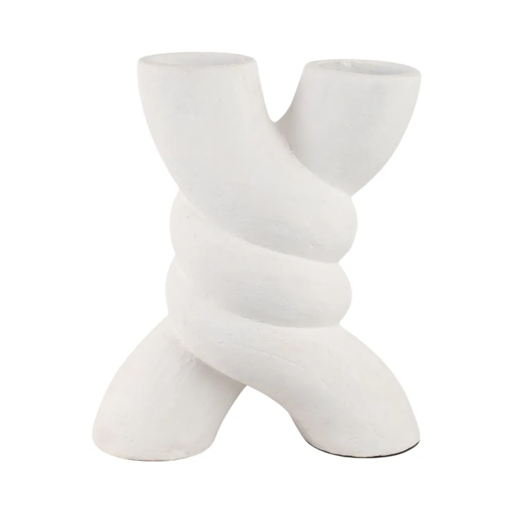 WINTONMILL WHITE VASE 14 (IN)