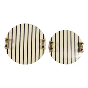 DARRENCLIFF SET OF 2 CREAM TRAY 3 (IN) 9