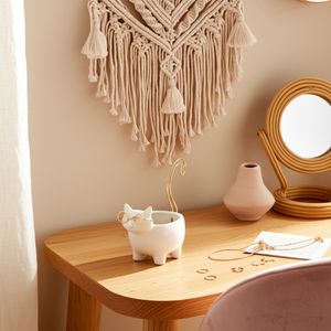 CARLINOAK WHITE TRINKET DISH 6 (IN) 12