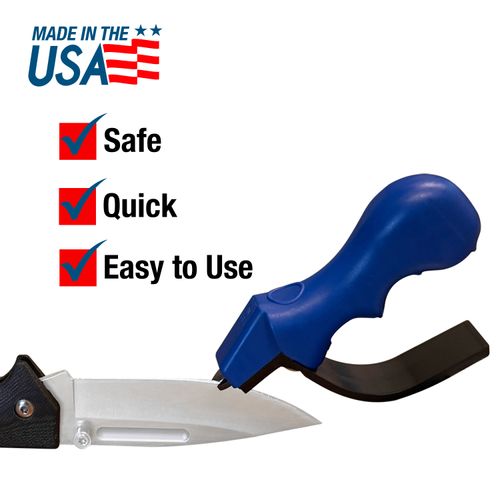 Knife Sharpener #80 Packaged - Blue