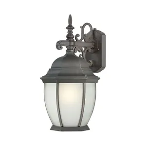Covington 18'' High 1-Light Outdoor Wall Lantern - Painted Bronze 1