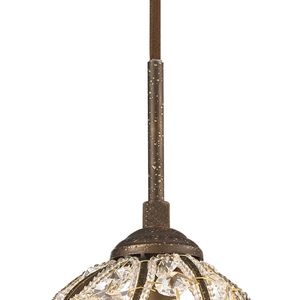 Elizabethan 6'' Wide 1-Light Mini Pendant - Dark Bronze 3
