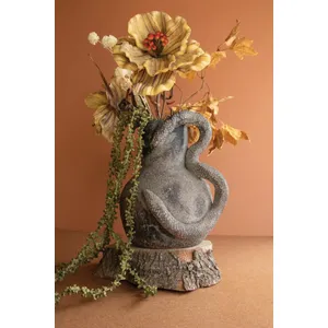 Clay Snake Vase 1