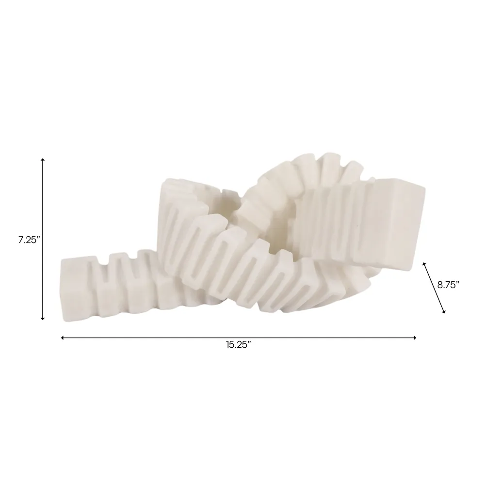 HALFORDRUN WHITE DECOR 8 (IN)