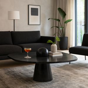 HADLEYGROVE BLACK COFFEE TABLE 17 (IN) 12