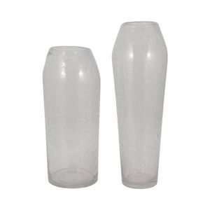JANEPARK CLEAR GLASS VASE 22 (IN) 9