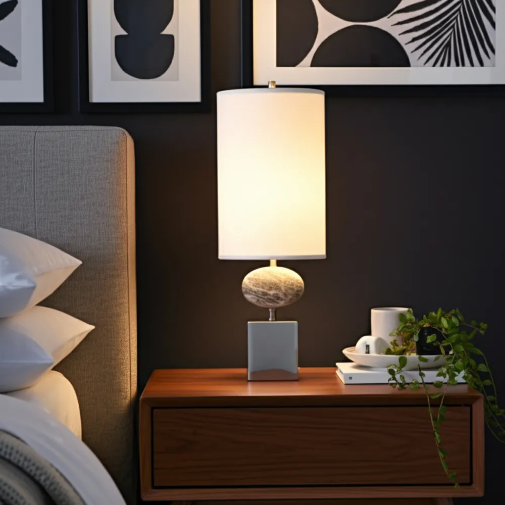 HAMMONDLAKE GRAY LAMP 26 (IN)